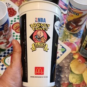 McDonald's Looney Tunes NBA Cup - Black and White
